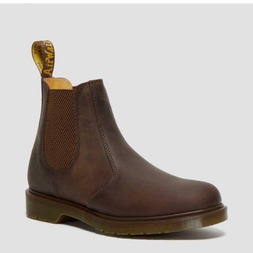 Dr. Martens 2976 Brown Boots W8.5/M7 - Crazy Horse Gaucho Chelsea Boot